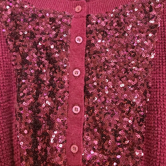 American Eagle Outfitters Sequined Sweater Size Small - Picture 2 of 8